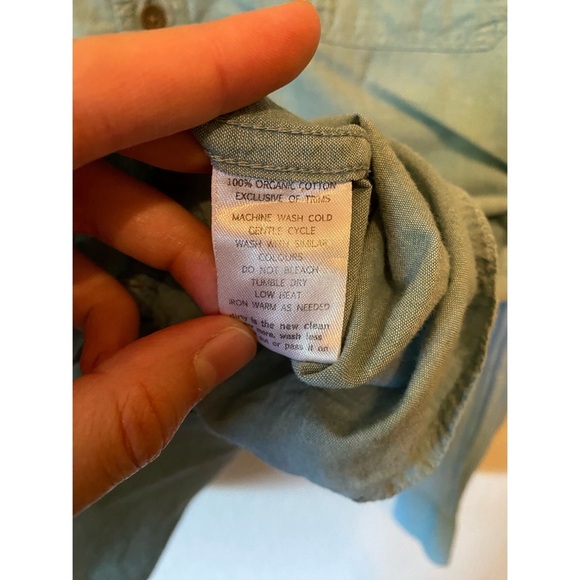 Light Blue Horny Toad Button-Up Shirt - Picture 6 of 9